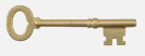 A brass pipe with a handle and a cap.